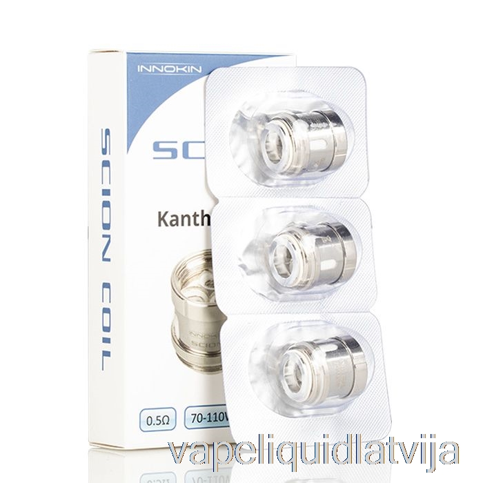 Innokin Scion Pinuma Nomaiņas Spoles 0.5ohm Scion Spoles (nezenīts) Vape šķidrums